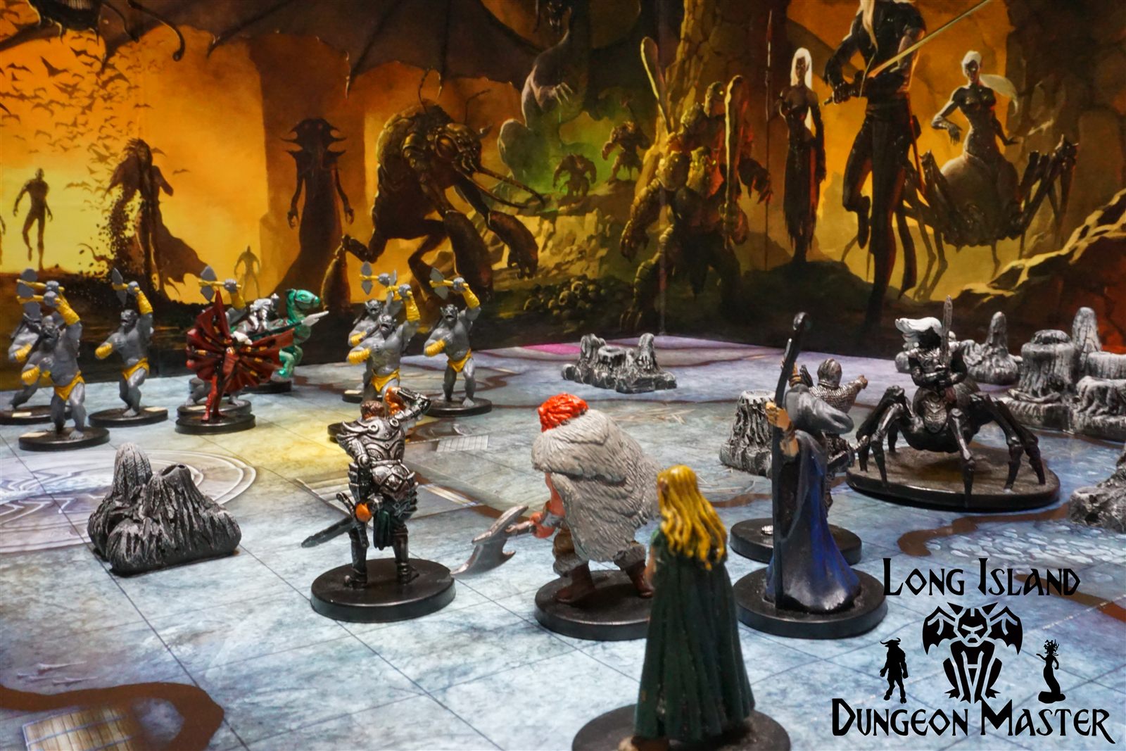 Long Island Dungeon Master staged D&D scene