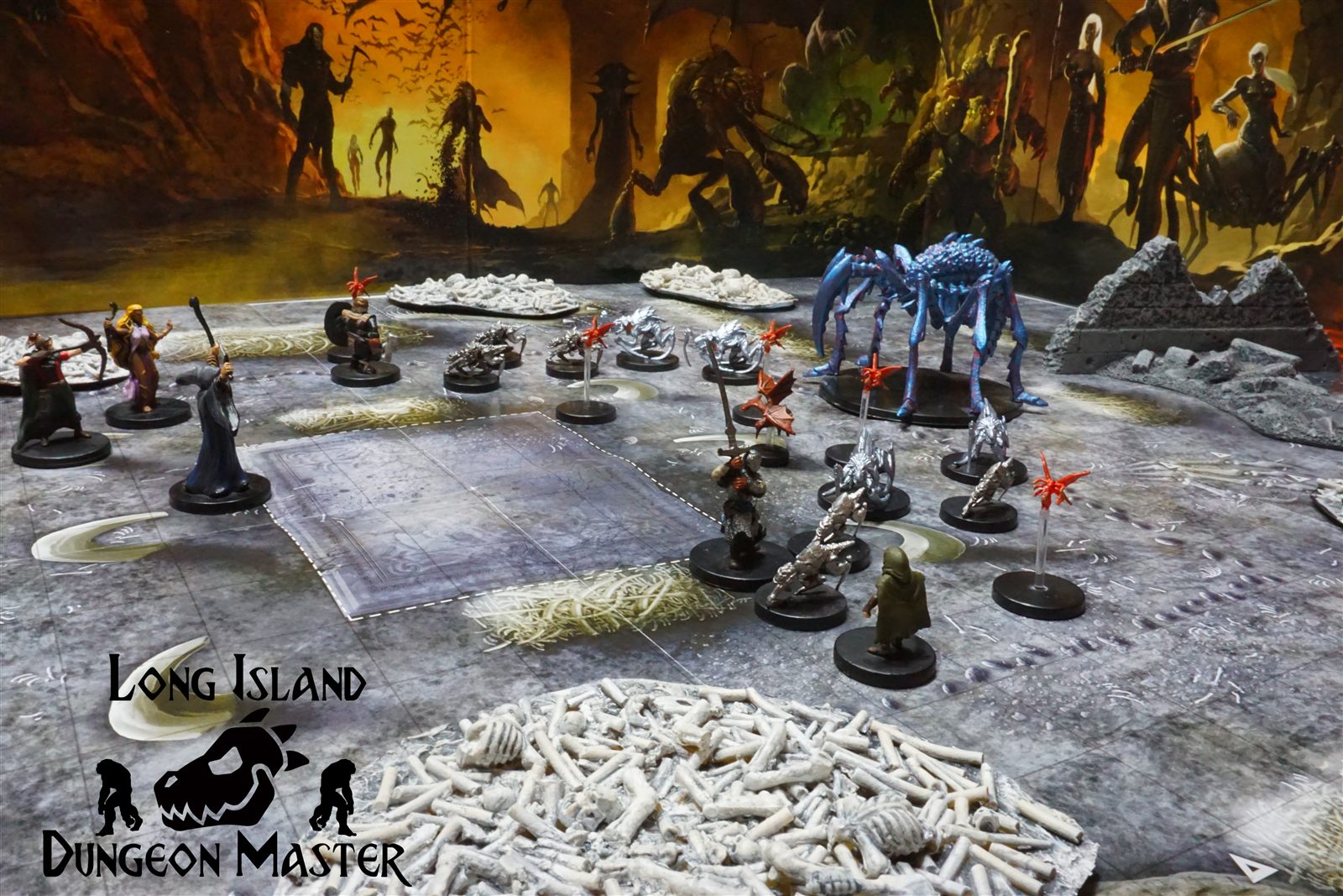 Long Island Dungeon Master staged D&D scene