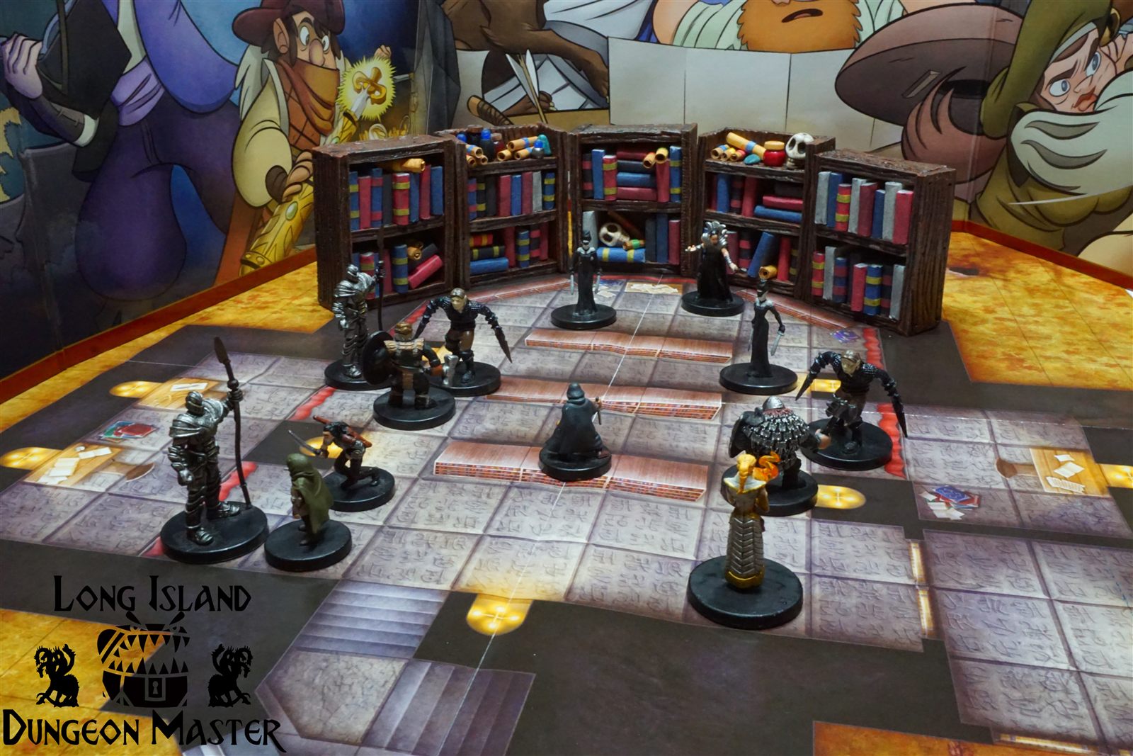 Long Island Dungeon Master staged D&D scene