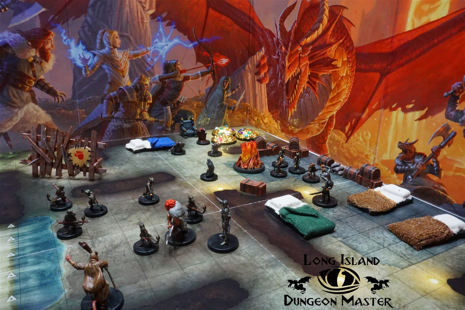 Long Island Dungeon Master staged D&D scene